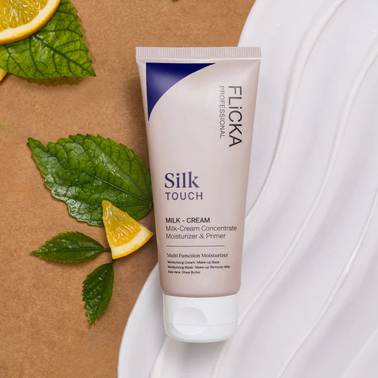 Flicka Professional Silk Touch Milk Cream – Multi-Function Moisturizer & Makeup Primer (120ml)