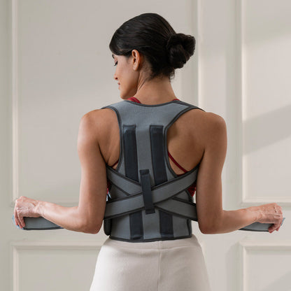 🦴Adjustable Posture Corrector Back Support Belt – Shoulder & Spine Alignment Brace