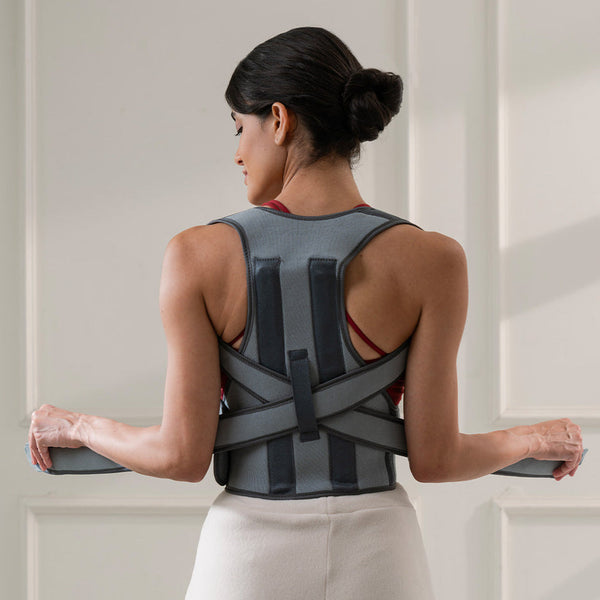 🦴Adjustable Posture Corrector Back Support Belt – Shoulder & Spine Alignment Brace