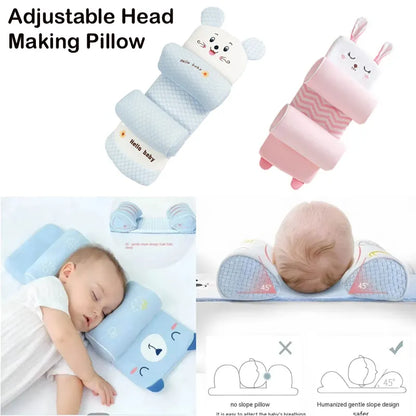 Baby Sleep Position Pillow – Soft Newborn Head Support Cushion for Comfortable & Peaceful Sleep