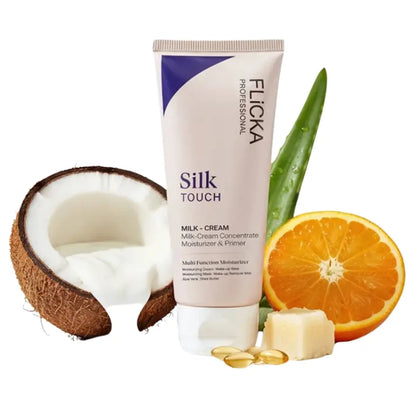 Flicka Professional Silk Touch Milk Cream – Multi-Function Moisturizer & Makeup Primer (120ml)