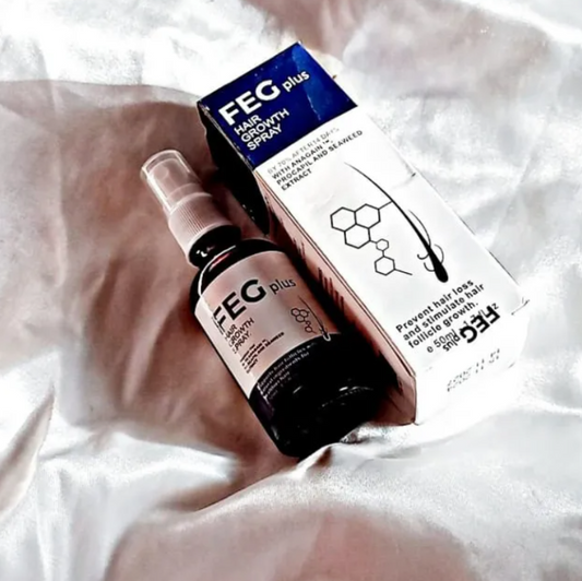 FEG Plus Hair Growth Spray – Nourishing Hair & Scalp Spray for Stronger, Healthier-Looking Hair (50ml)