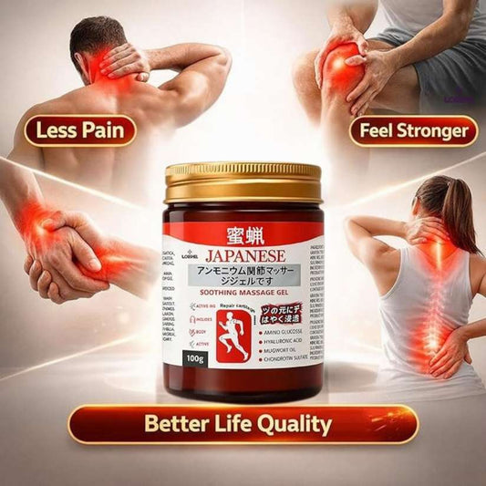 Japanese Soothing Massage Gel – Fast-Absorbing Cooling Relief Gel for Muscles & Joints (100g)