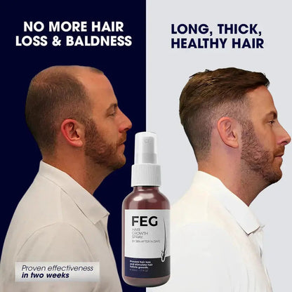 FEG Plus Hair Growth Spray – Nourishing Hair & Scalp Spray for Stronger, Healthier-Looking Hair (50ml)