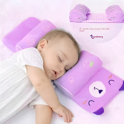 Baby Sleep Position Pillow – Soft Newborn Head Support Cushion for Comfortable & Peaceful Sleep