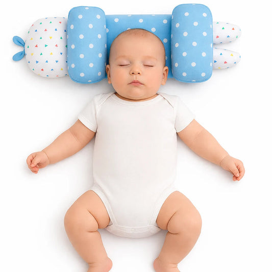 Baby Sleep Position Pillow – Soft Newborn Head Support Cushion for Comfortable & Peaceful Sleep