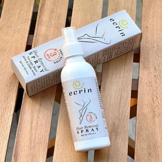 Ecrin Hair Removal Spray – Fast & Gentle Hair Removal Spray for Smooth Skin | For Men & Women