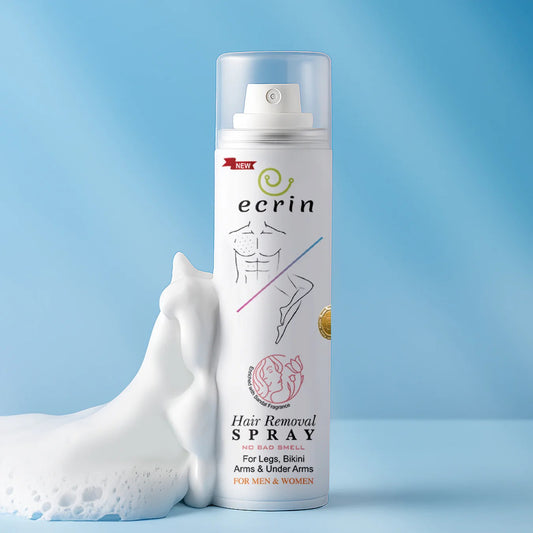 Ecrin Hair Removal Spray – Fast & Gentle Hair Removal Spray for Smooth Skin | For Men & Women