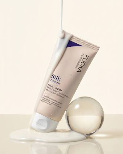 Flicka Professional Silk Touch Milk Cream – Multi-Function Moisturizer & Makeup Primer (120ml)