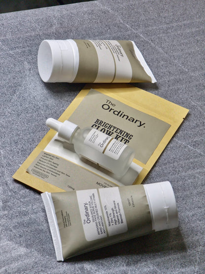 The Ordinary Face & Hand Brightening Glow Kit | Niacinamide + Zinc Skincare Set | Original Glow Kit