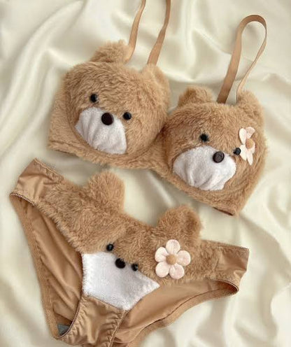 Cute Bunny Plush Lingerie Set for Women – Soft & Cozy Rabbit Design