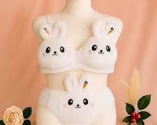 Cute Bunny Plush Lingerie Set for Women – Soft & Cozy Rabbit Design