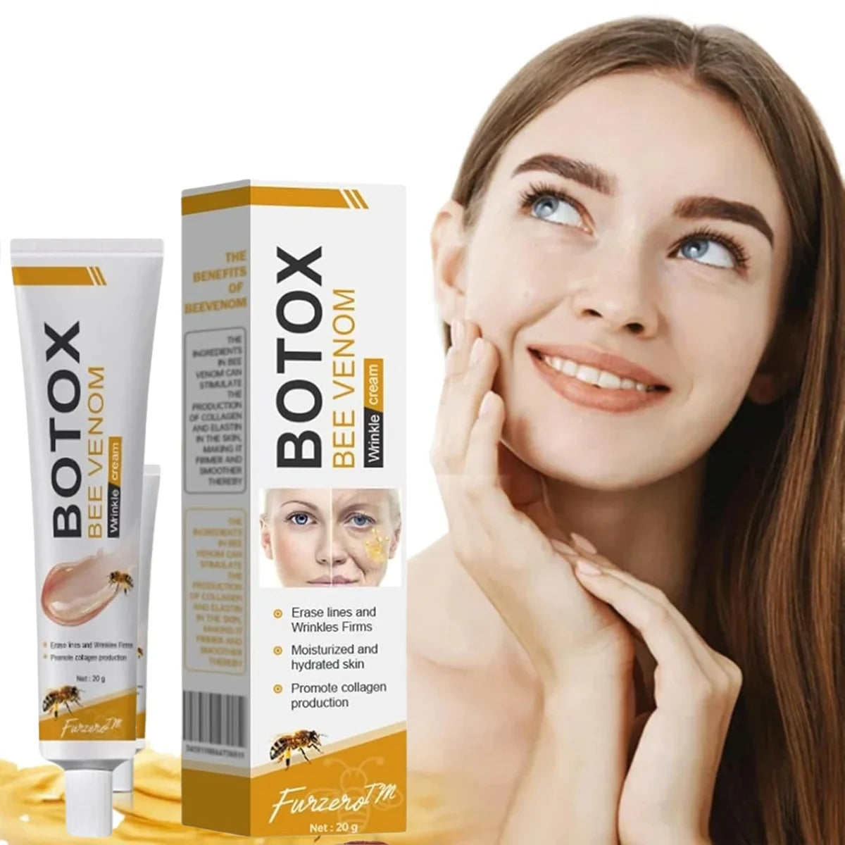 Botox Bee Venom Anti-Wrinkle Cream – Skin Tightening, Deep Hydration & Natural Glow Formula
