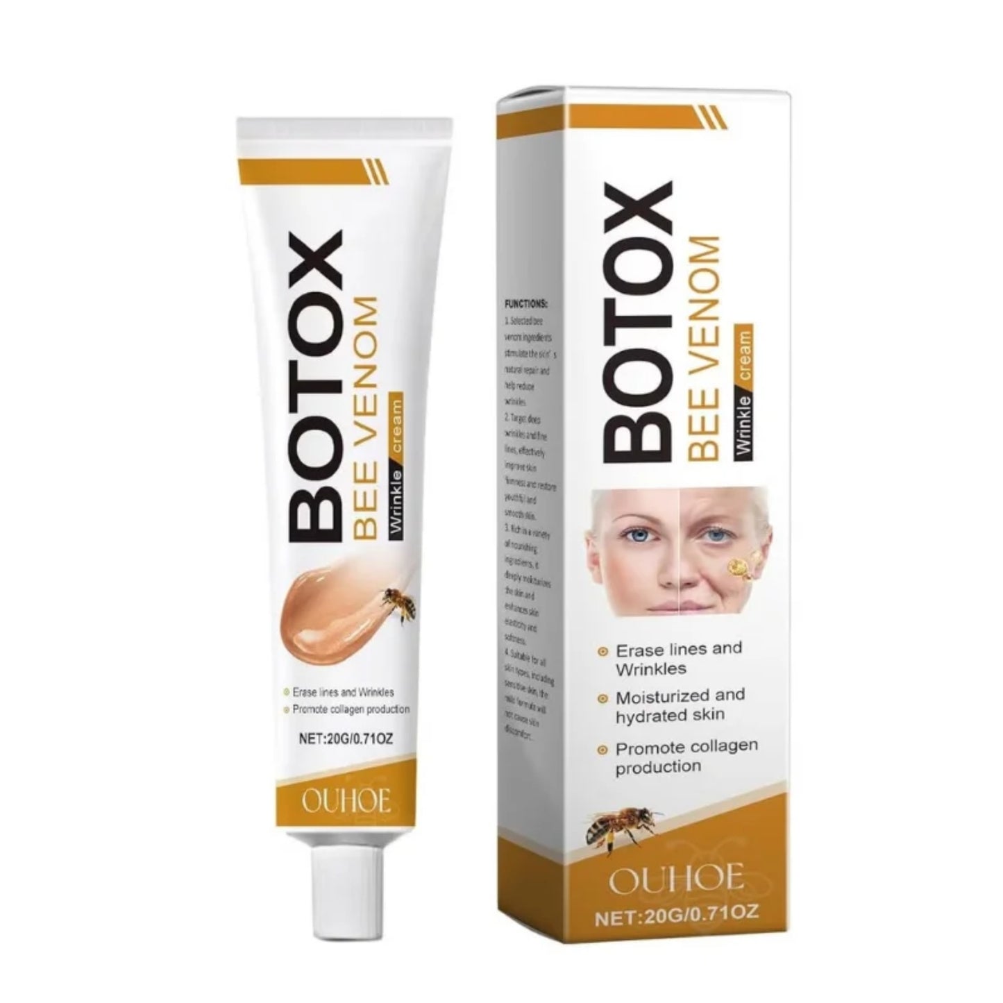 Botox Bee Venom Anti-Wrinkle Cream – Skin Tightening, Deep Hydration & Natural Glow Formula